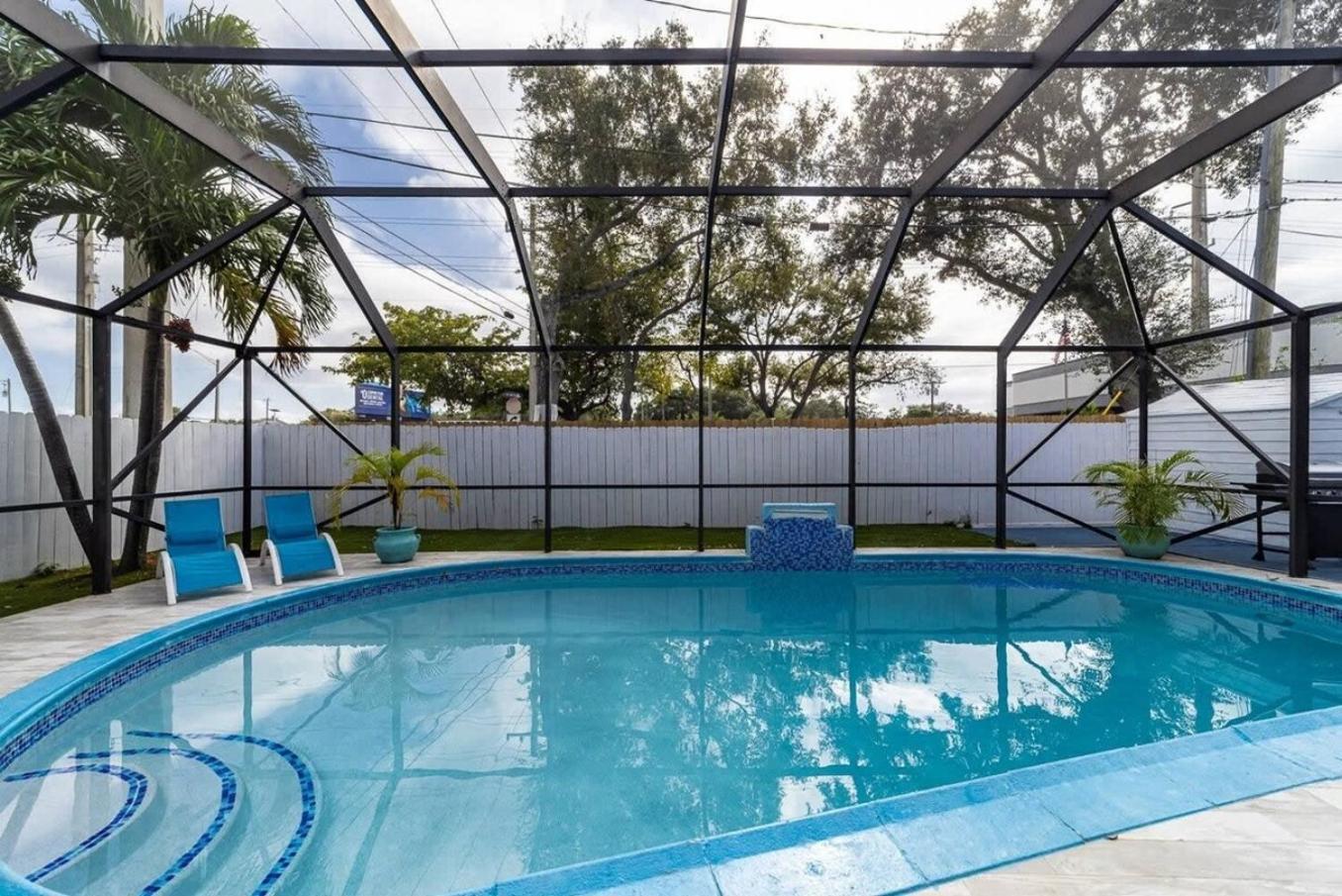 Private Heated Pool Villa In Ftl Near Beach Fort Lauderdale Esterno foto